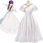 Frieren's Ball Gown Cosplay Costume Halloween Frieren cosplay dress with gloves - Halloweez